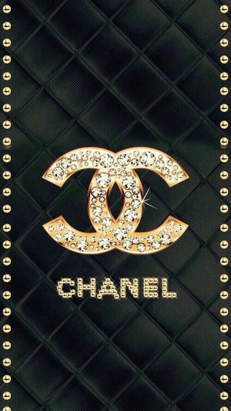 chanel inspired wallpaper|Chanel symbol wallpaper.